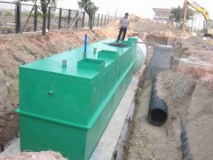 Buried sewage treatment equipme